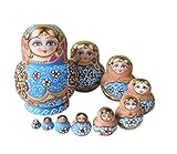 Leegoal Limited Edition Popular Set of 10pc Russian Nesting Dolls Russian Matryoshka