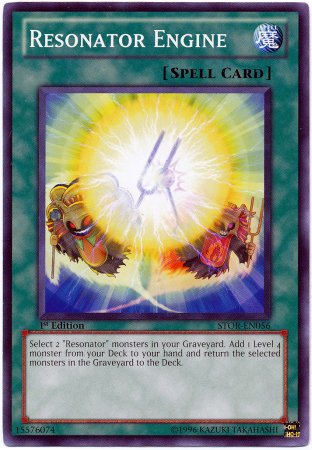 Yu-Gi-Oh! - Resonator Engine (STOR-EN056) - Storm of Ragnarok - 1st Edition - Common