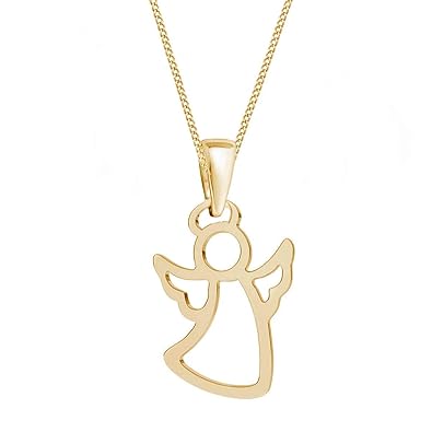 Schutzengel Anhänger + Kette 925 Echt Silber Kinder Damen Mädchen Engel Taufe