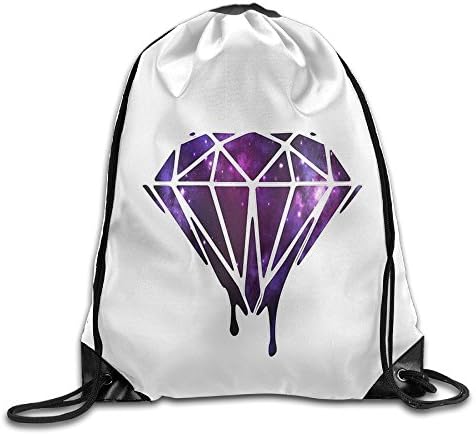 Galaxy Diamond Drawstring Backpack Cool Sports Bag