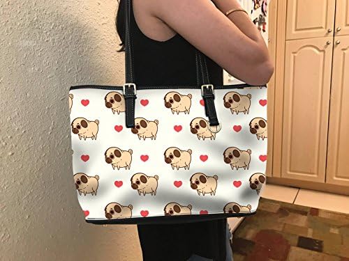 VOTANTA - Pug Tote Bag For Women and Girls (Pug 08)