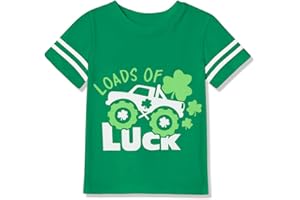 DDSOL St Patrick's Day T-Shirt Toddler Boy Girl Lucky Clover Shamrock Shirt Cotton Short Sleeve Kid Irish Saint Tee Top