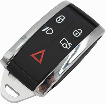 Amazon Com Dewangli 5 Button Smart Car Key Fob Case For Jaguar Xf Xk Xkr X Type S Type 2007 2012 Key Shell Replacement With Uncut Blade Kr55wk49244 Car Electronics