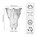 KINGSO GU10 LED Bulbs - 40W Halogen Bulbs Equivalent, 4W 550LM, 6000K, 120° Beam Angle, MR16 LED Light Bulbs, AC 85~165V, Pack of 10 - Pure White