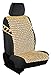 Zento Deals Natural Royal Wood Bead Seat Cover Massage Cool Premium Comfort Cushion- Reduces Fatigue The Car or Truck or Your Office Chair