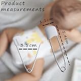 D.A.Y. Republic 12 Pack Nappy Pins 2.2 in Stainless Steel Safety Locks view 6