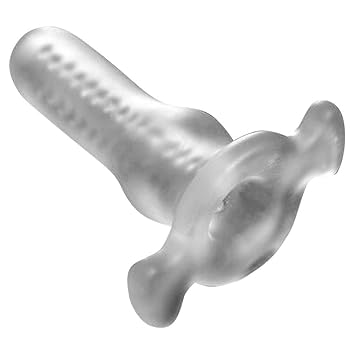 KINXOR Männlich/Weiblich Dilator A-n-al Perforiert Commun V-a-gi + Silikonschlauch für Butants/Avancé (Weiß)