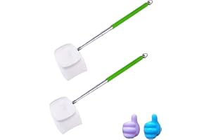 Carefree Fish Aquarium Stainless Steel Small Fishing Net, Extendable Handle Shrimp Net, Soft Light Tiny Net, Fish Tank Cleaner Long Handle(Please Note The Size of The Product)