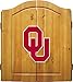 Imperial Officially Licensed NCAA Merchandise: Dart Cabinet Set with Steel Tip Bristle Dartboard, Oklahoma Sooners