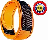 Mosquitoff Mosquito Repellent Bracelet with 4 Essential Oil Diffuser Refill Set, Orange