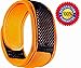 Mosquitoff Mosquito Repellent Bracelet with 4 Essential Oil Diffuser Refill Set, Orange