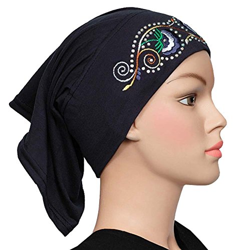 Under Scarf Hijab Cap Soft Cotton Tube Bonnet Bone Inner