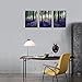 Forest Canvas Wall Art Purple Lavender Sunshine Woods Morning - 3 Pieces 12