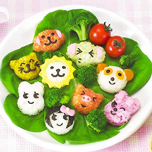 Yunko 6set Fish Car Heart Shape Egg Sushi Rice Mold Mould Decorating Fondant Cake Tool - Thumbnail 5