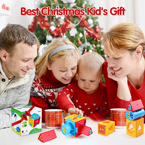 Activity Cube Toys for 1 Year Old Boy Girl Baby Sorter Toy Montessori