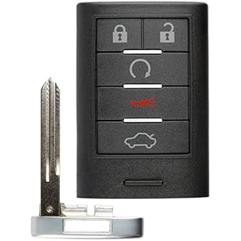 KeylessOption Keyless Entry Car Remote Smart Key Fob for Cadillac CTS STS M3N5WY7777A