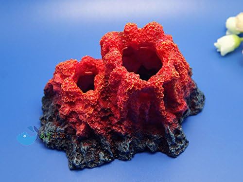 New Aquarium Decoration Ornament Volcano Resin ornament For Fish Tank Set39