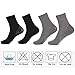Makhry 2 Pairs Moisturizing Spa Gel Socks for Hard Dry Cracked Skin Recovery Socks Classical Grid Socks For Men Size 6-11 (L, Black&Grey)