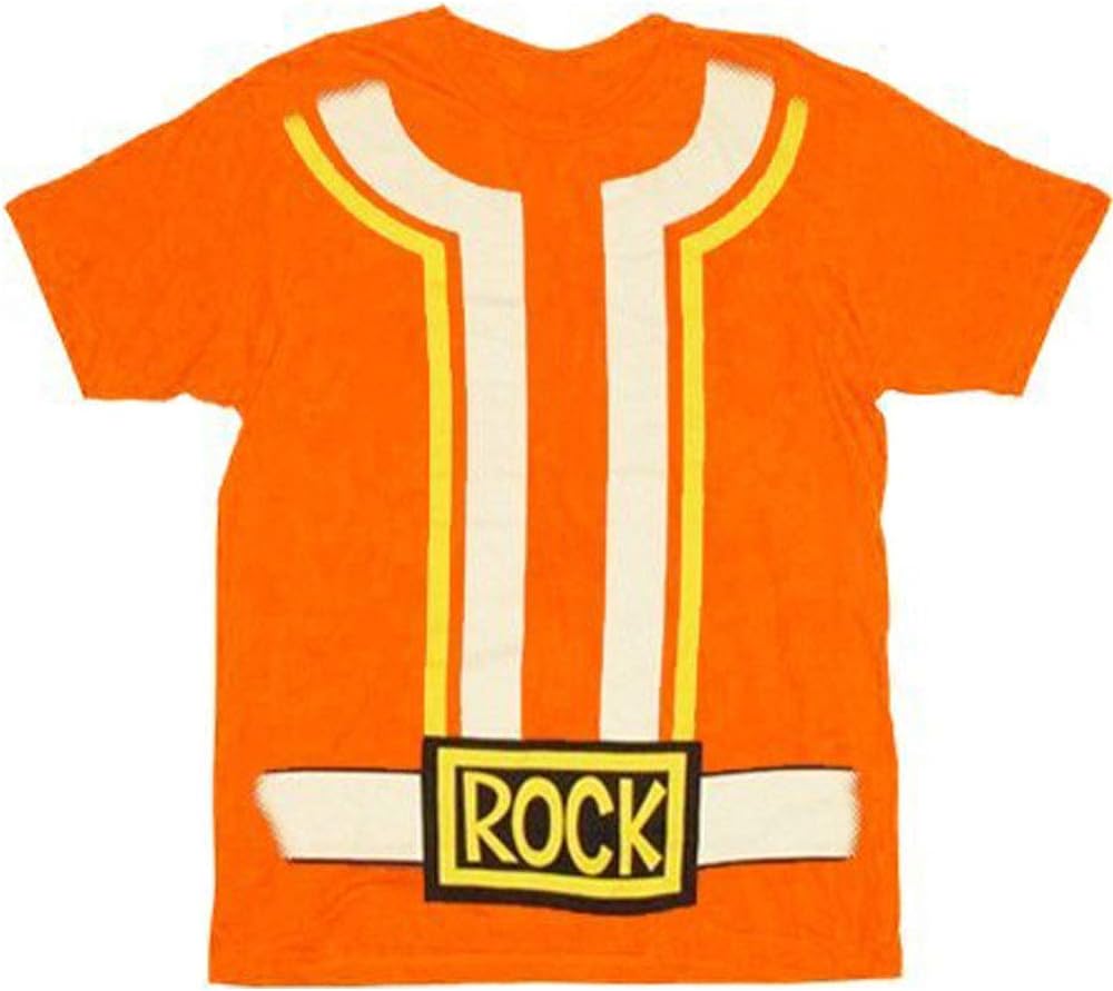 Yo Gabba Gabba Dj Lance Costume Adult Orange T-Shirt