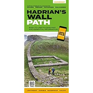 Hadrian’s Wall Path: Easy-to-use folding map and essential information, with custom itinerary planning for walkers, trekkers, fastpackers and trail runners: 3