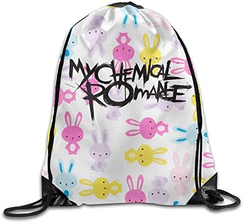 Nngogoing My Love Chemical Romance Drawstring Backpack Sack Bag Travel Bag