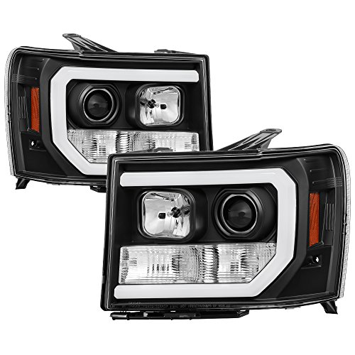 Spyder Auto 5083630 DRL LED Projector Headlights Version 2 Black DRL LED Projector Headlights