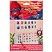 Trolls Girls Press On Nails Colorful and Vibrant Gems and Stickers 12pc Set