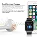 LBell Wireless Headphones V4.1 Wireless Stereo Earbuds Built-in Noise Cancellation Stereo Bluetooth Headphones with Mic Compatible for Android (White)