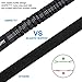 UNIPETTY Dog Seat Belt, Retractable Nlyon Car Leash for Pet Dog Cat, Pet Safety Leads Vehicle Seatbelt, Black-2 Pack