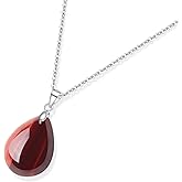 GAVU Women’s Teardrop Necklace, Crystal Pendant Necklace for Women