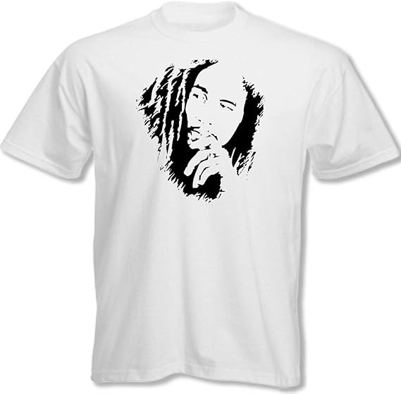 Amazon Co Jp ボブ マーリー メンズ音楽tシャツレゲエジャマイカsplifウィード S 服 ファッション小物