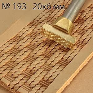 Leather Stamping Tools Set - Brass Stamps With Steel Handles For Leathercrafting, Carving & Crafting