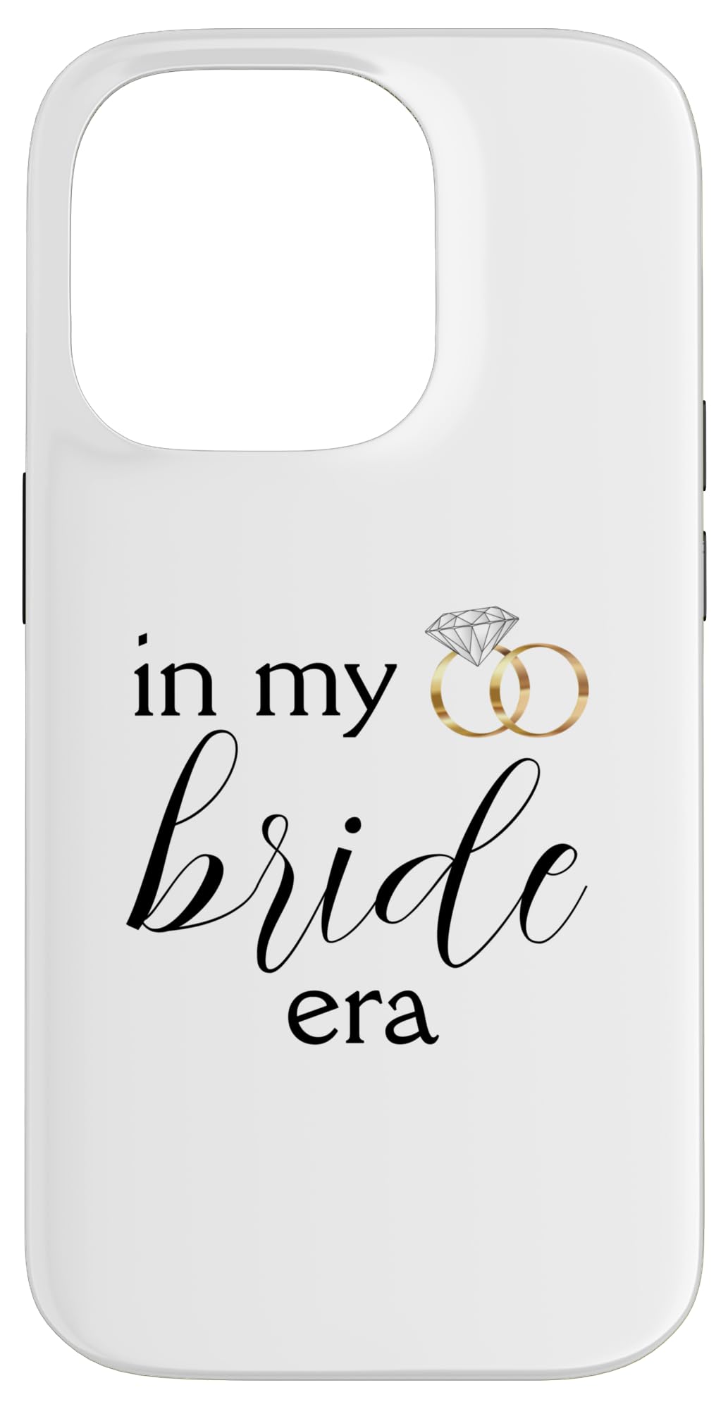 Bride Era Engagement Wedding Rings Bridal Party Bride To Be Case for iPhone 14 Pro