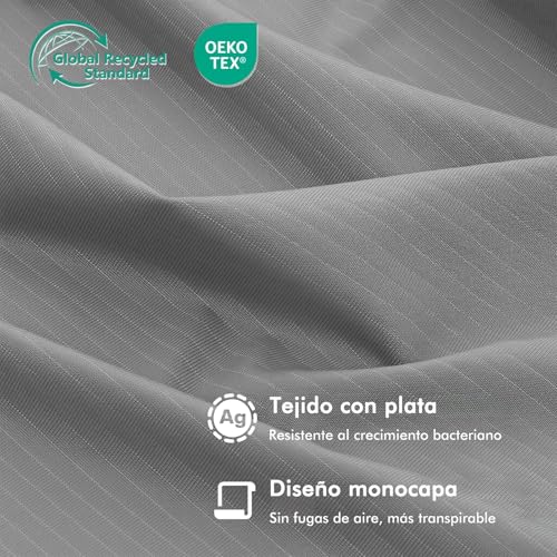 Elegear Cooling Blanket 200×220 cm, Summer Blanket with Silver Ions and Cooling Fibers ARC-Chill 3.0 Q-MAX>0.5, Instant Cooling, Hypoallergenic, Breathable And Lightweight, Dark Grey