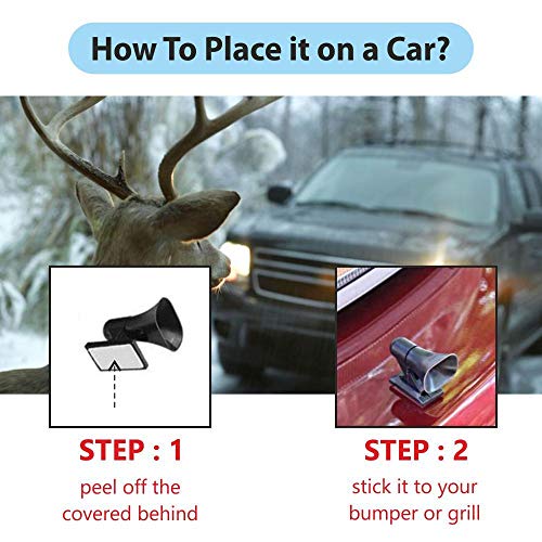 Katzco Save A Deer Whistle Produces Ultrasonic Sound for Deer