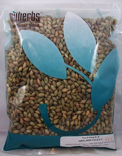 Xanthium Fruit, Cang Er Zi, Organic Cut Form, 16 ounces