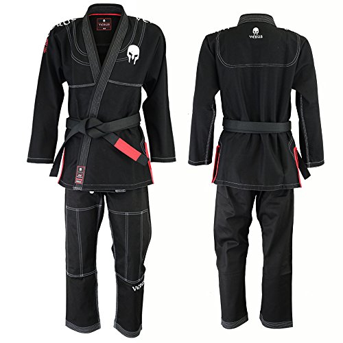 Verus Ultra Light Version with Preshrunk Fabric "Spartacus" BJJ JIU Jitsu GI (Black, A3) Verus Ultra Light Version with Preshrunk Fabric "Spartacus" BJJ JIU Jitsu GI (Black, A3)