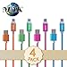 MAK POWER Micro USB Cable 4 pack 1M/3.2ft Samsung USB Cable,Data Cable Samsung Phone Charger Charging Cord Fast Charge for Android, Galaxy Tablet, HTC, Nokia, Sony Bluetooth Speakers Power bank
