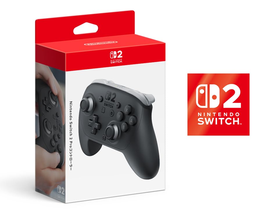 【任天堂純正品】Nintendo Switch 2 Proコントローラー 【Amazon.co.jp限定特典】Nintendo Switch 2 ロゴデザインステッカー 同梱
