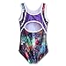 BAOHULU Leotard for Toddler Girls Gymnastics Shiny Athletic Dance Clothes Active Wear B136_Galaxy_6A
