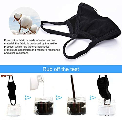 Aniwon Mouth Mask, 9PCS Unisex Cartoon Mask Anti Dust mask Anime Air mask 100% Cotton Face Mask Reusable Mouth Cover Mask for Men and Women