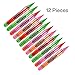 Kicko Inflatable Crayons - 12 Pack - 24 Inch - for Kids, Party Favors, Stocking Stuffers, Classroom Prizes, Decorations, Birthday Supplies, Holidays, Pinata Filler, and Rewards