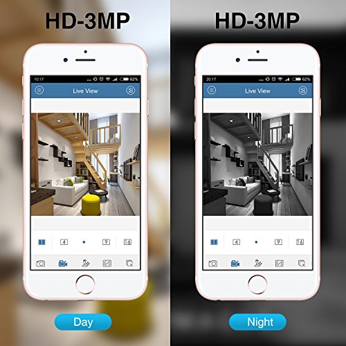 ANNKE-3MP-Extreme-HD-8-Channel-Security-Camera-System-H264-DVR-and-4-30MP-19201536P-Metal-Casing-Weatherproof-Bullet-Cameras-NO-HDD