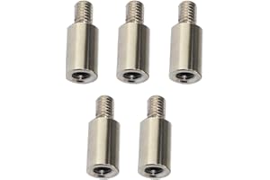 Operitacx 5pcs Scrapbook Extension Posts, Album Extension Post Replacements, Extension Screws Posts for Post-Bound Refillable Photo Album