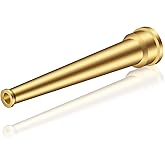 3/4 GHT Brass Garden Water Hose Spray Nozzle, 6 Inch High Pressure Water Hose Jet Nozzle Sprayer Sweeper for Cleaning Clutter, Roads, Yard, Vehicles, Deck, 7 GPM 80 PSI
