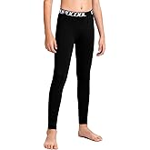 Upocool Boys Compression Leggings Quick Dry Youth Basketball Pants Sports Tights Football Base Layer for Kids