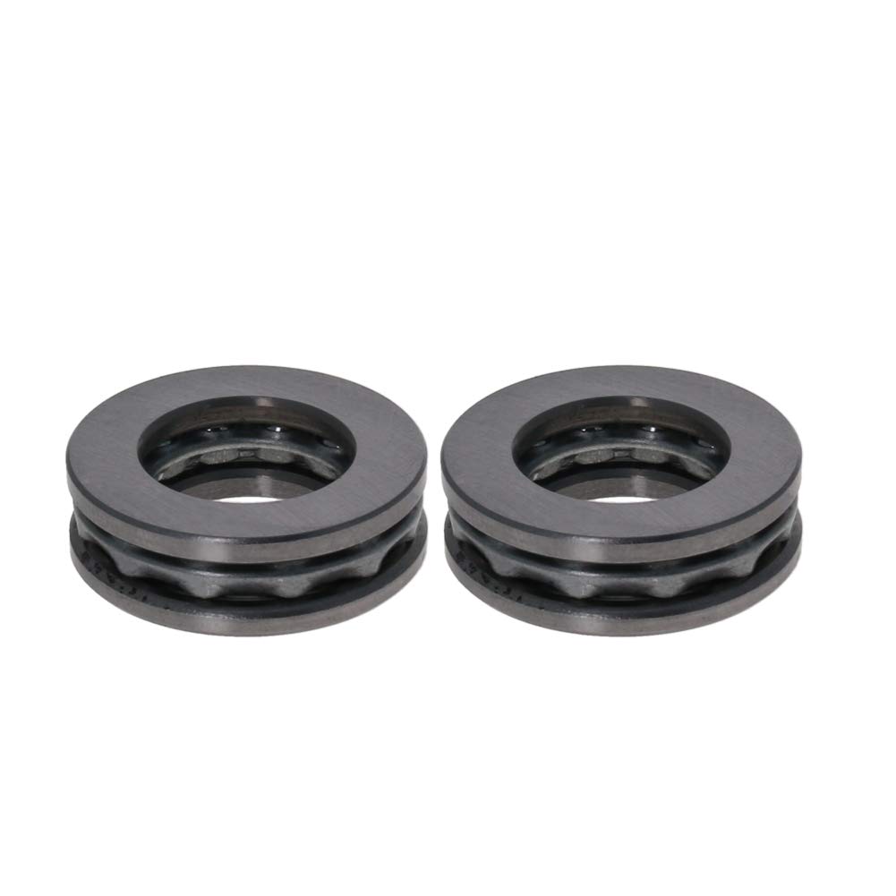 Othmro 51102 Thrust Ball Bearings, 2pcs 15mmx28mmx9mm Chrome Steel Roller Bearing, ABEC3 Single Row Roller