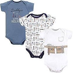 Little Treasure Unisex Baby Cotton Bodysuits, Mr