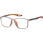 ZNEIAAPR Myopia Distance Sport Glasses for Men, Near Sighted Driving Eyeglasses Nearsighted TR90 Frame