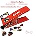 Guitar Pick Cutter Punch DIY Guitar Picks Punching Perfectly Cut Guitar Pick Maker Punch Every Time Cutter Professional Red by Elrido